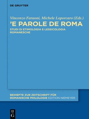 cover image of «'E parole de Roma»